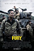Fury 2014 poster Brad Pitt Shia LaBeouf Logan Lerman David Ayer Krig