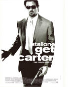 Get Carter 2000 poster Sylvester Stallone Rachael Leigh Cook Miranda Richardson Stephen Kay