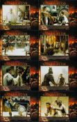 Gladiator 2000 lobbykort Russell Crowe Joaquin Phoenix Connie Nielsen Ridley Scott Svärd och sandal