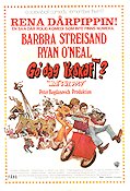 Go dag yxskaft 1972 poster Barbra Streisand Ryan O´Neal Madeline Kahn Peter Bogdanovich Cyklar