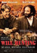 Good Will Hunting 1997 poster Robin Williams Matt Damon Ben Affleck Stellan Skarsgård Gus Van Sant Skola