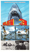 Hajen 3 1983 poster Dennis Quaid Bess Armstrong Simon MacCorkindale Joe Alves Fiskar och hajar 3-D