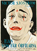 Han som får örfilarna 1924 poster Lon Chaney Norma Shearer John Gilbert Victor Sjöström Eric Rohman art Cirkus
