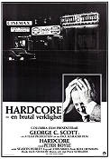 Hardcore 1979 poster George C Scott Peter Boyle Season Hubley Paul Schrader