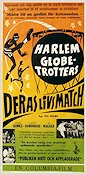 Harlem Globetrotters 1951 poster Dorothy Dandridge Sport