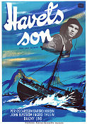 Havets son 1949 poster Per Oscarsson Dagny Lind John Elfström Rolf Husberg Berg Skepp och båtar