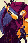 Limited litho HAWKEYE No 69 of 220 2012 affisch Affischkonstnär: Tom Whalen Hitta mer: Avengers Hitta mer: Marvel Hitta mer: Comics