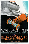 Heja svärfar 1920 poster Wallace Reid Ann Little Sam Wood Tåg Bilar och racing
