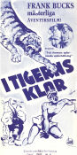 I tigerns klor 1943 poster Frank Buck June Duprez Duncan Renaldo Sam Newfield Katter