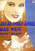 Jag är ingen ängel 1933 poster Mae West Cary Grant