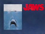 Jaws Subway poster New York 1975 1975 poster Roy Scheider Richard Dreyfuss Robert Shaw Steven Spielberg Hitta mer: Large poster Fiskar och hajar