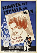 Konsten att behålla en man 1930 poster Norma Shearer
