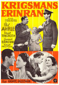 Krigsmans erinran 1947 poster Elof Ahrle Birgit Tengroth Gunnar Björnstrand Hampe Faustman