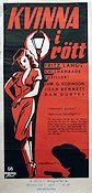 Kvinna i rött 1945 poster Edward G Robinson Fritz Lang