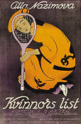 Kvinnors list 1920 poster Alla Nazimova Sport