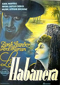 La Habanera 1937 poster Zarah Leander Ferdinand Marian Karl Martell Douglas Sirk Filmbolag: UFA