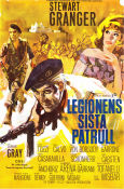 Legionens sista patrull 1962 poster Stewart Granger Dorian Gray Leo Anchoriz Frank Wisbar Krig