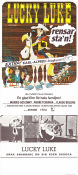 Lucky Luke 1971 poster René Goscinny Text: Morris-Goscinny Från serier Animerat