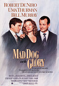 Mad Dog and Glory 1992 poster Robert De Niro Bill Murray Uma Thurman John McNaughton