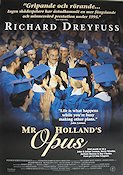 Mr Holland´s Opus 1995 poster Richard Dreyfuss Glenne Headly Jay Thomas Stephen Herek Skola