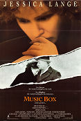 Music Box 1989 poster Jessica Lange Armin Mueller-Stahl Frederic Forrest Costa-Gavras