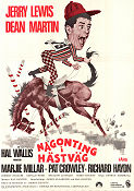 Någonting i hästväg 1953 poster Dean Martin Jerry Lewis George Marshall Hästar