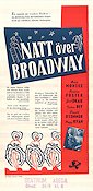 Natt över Broadway 1944 poster Maria Montez Jack Oakie Susanna Foster Charles Lamont