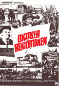 Oktoberrevolutionen 1967 poster John Gielgud Frederic Rossif Hitta mer: Lenin Politik Ryssland