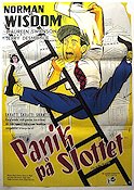 Panik på slottet 1957 poster Norman Wisdom Panik på slottet 1957 poster Norman Wisdom
