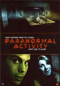 Paranormal Activity 2007 poster Katie Featherston Micah Sloat Mark Fredrichs Oren Peli