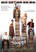 Press-stopp 1994 poster Michael Keaton Robert Duvall Glenn Close Ron Howard Tidningar