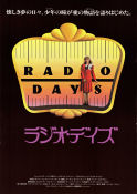 Radio Days 1987 poster Mia Farrow Dianne Wiest Mike Starr Woody Allen