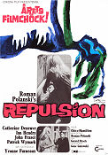 Repulsion 1965 poster Catherine Deneuve Ian Hendry John Fraser Roman Polanski Affischkonstnär: Gösta Åberg Konstaffischer