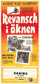 Revansch i öknen 1953 poster Audie Murphy Lori Nelson Chill Wills Nathan Juran