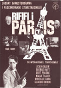 Rififi i Paris 1966 poster Jean Gabin Gert Fröbe George Raft Denys de La Patelliere