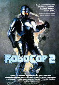 RoboCop 2 1990 poster Peter Weller Nancy Allen Belinda Bauer Irvin Kershner Robotar Poliser