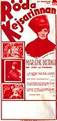 Röda kejsarinnan 1934 poster Marlene Dietrich Josef von Sternberg