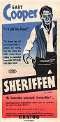 Sheriffen 1952 poster Gary Cooper Grace Kelly Fred Zinnemann
