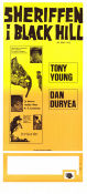 Sheriffen i Black Hill 1964 poster Tony Young Dan Duryea Jo Morrow RG Springsteen
