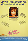 Shirley Valentine 1989 poster Pauline Collins Tom Conti Lewis Gilbert
