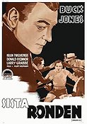 Sista ronden 1939 poster Buck Jones Boxning