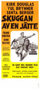 Skuggan av en jätte 1966 poster Kirk Douglas John Wayne Frank Sinatra Yul Brynner Senta Berger Melville Shavelson Krig