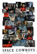 Space Cowboys 2000 poster Tommy Lee Jones James Garner Donald Sutherland Clint Eastwood Rymdskepp
