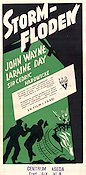 Stormfloden 1947 poster John Wayne