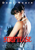 Striptease 1996 poster Demi Moore Armand Assante Burt Reynolds Andrew Bergman