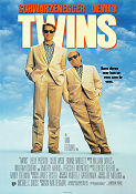 Twins 1988 poster Arnold Schwarzenegger Danny de Vito Ivan Reitman