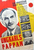 Ungkarlspappan 1935 poster Olof Winnerstrand