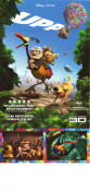 Upp 2009 poster Edward Asner Pete Docter Filmbolag: Pixar Animerat Fåglar Hundar
