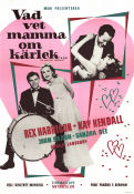 Vad vet mamma om kärlek 1958 poster Rex Harrison Kay Kendall John Saxon Vincente Minnelli Instrument