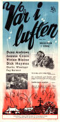 Vår i luften 1945 poster Dana Andrews Jeanne Crain Dick Haymes Walter Lang Musikaler